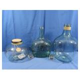 3 Glass Globes w/Fairy Lights