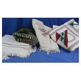 Hand-stitched Quilt 48x48", Throws=56x52, 48x44"