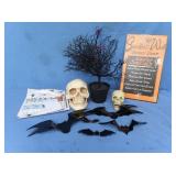 Halloween Black Tree, Skull & more