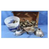 Lg Lot of Canning Jar Bands & Funnels