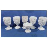 4 LE Smith Moon & Stars Glasses, Candleholder, 1