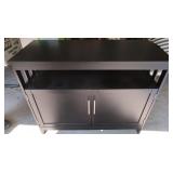 Black Console-pressed wood 39.5x17x32"