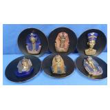 Set of 6 Egypt Collectors Plates