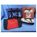 Vinyl & Fabric Tote 17x14x7", Minnie Mouse Purse