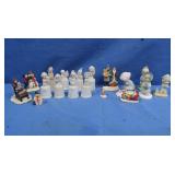 Mini Village Figurines, Precious Moments