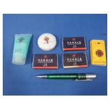 Chinese Matches, Toiletries, Pen