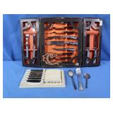 Camelot Knife Set & 6 Steak Knives in Holder