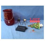 Ceramic Tree Nightlight, Candle Holders,