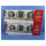 2 Boxes of 5 Christmas Pathway Markers