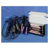 4 Curling/Flat Irons incl Wavy Talk
