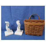 Pair Wstmld Milk Glass Lotus Twist Candlesticks&