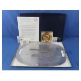 Wendell August Forge Platter & Bronze Plate