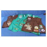 Girl Scout Uniforms w/Badges