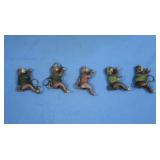 Antique Cast Iron Climbing Monkeys(Toy)