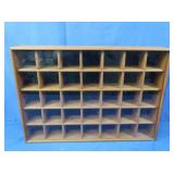 Wooden Display Case (needs repaired on one side)