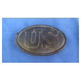 US Military Buckle-Repro, Brass