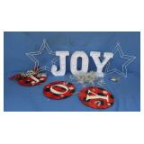 Christmas-Lighted "Joy" Letters, Stars & more