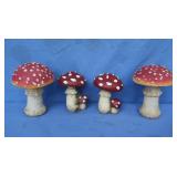 Outdoor Mushroom Statues
