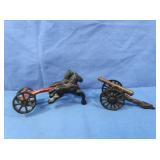 Cast Iron Horse & Cannon
