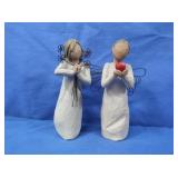 2 Willow Tree Figurines-Friendship, You
