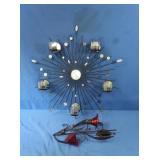 Metal Candle Wall Art