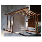 Bamboo Corner Chair 18x18x32"