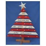 Homemade Wooden Christmas Tree 33.5"