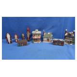 2 Wade (England) Figurines, Christmas Houses,