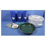 Wire & Silk Gift Box, 16" Ceramic Coated Pan, 12