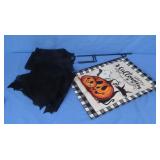 2 Halloween Lace Lampshade Covers, Halloween Yard