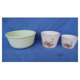 Jadeite Mixing Bowl & other Bowls (Uranium-glows)