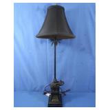 African Decor Table Lamp-metal base