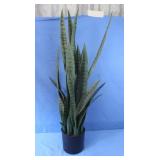 Faux Snake Plant Decor 38" h