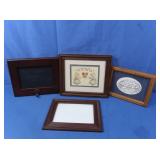 Framed Artwork, Empty Frame, Chalkboard Key