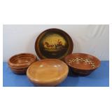 Beautiful Woodcrafted Bowls-Cherry/Ash,
