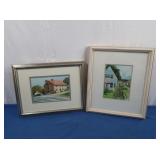 Mildred Sands Kratz "Kimberton Mill" signed &