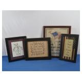 1942 Embroidery Sampler-hand stitched, 3 Modern