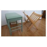 Wooden Magazine Rack, Storage Stool