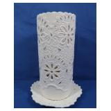 3 pc Ceramic Pillar Candle Set