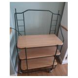 Metal & Wood Garden Style Cart 31x16x47"