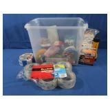Scotch Shipping Tape, Carpet Tape, Flashlights &