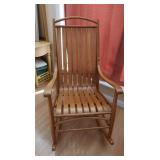 Wooden Rocking Chair w/Pads 23wx29dx43"h