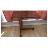 Adj Tray Table on Casters 27x14x28"