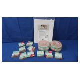 NIB Quilting Pre-cut Fabric Squares, Fuse Paper