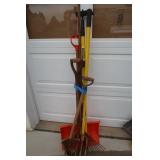 Vintage Rake, Vintage Garden Shovel, Snow Shovel