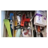 Kitchen Utensils-Pizza Cutter, Masher, Corer &