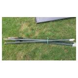 5 Metal Fence Posts 66" t