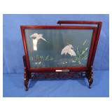 Golden Dragon Chinese Art on Swivel Frame