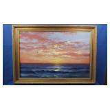 Neal McPheeters "Spring Sunset" 1998, Acrylic on