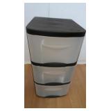 3-drawer Plastic Organizer